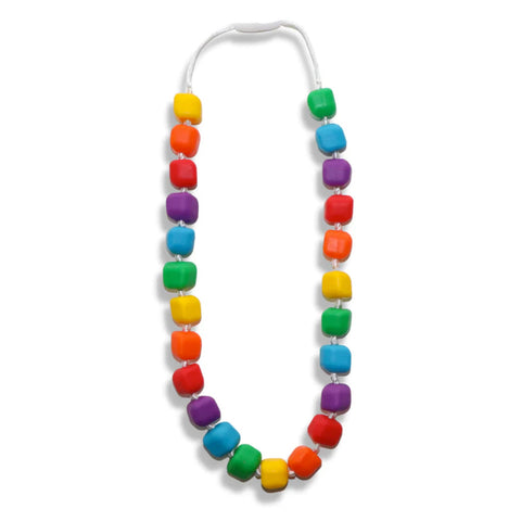 Jellystone Teething Necklace Rainbow Bright