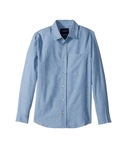 Toobydoo Longsleeve Buttonup Blue Chambray