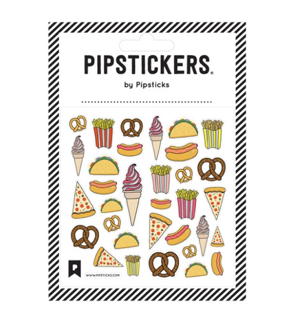 Pipsticks Sticker Sheet - Junk Food Fun
