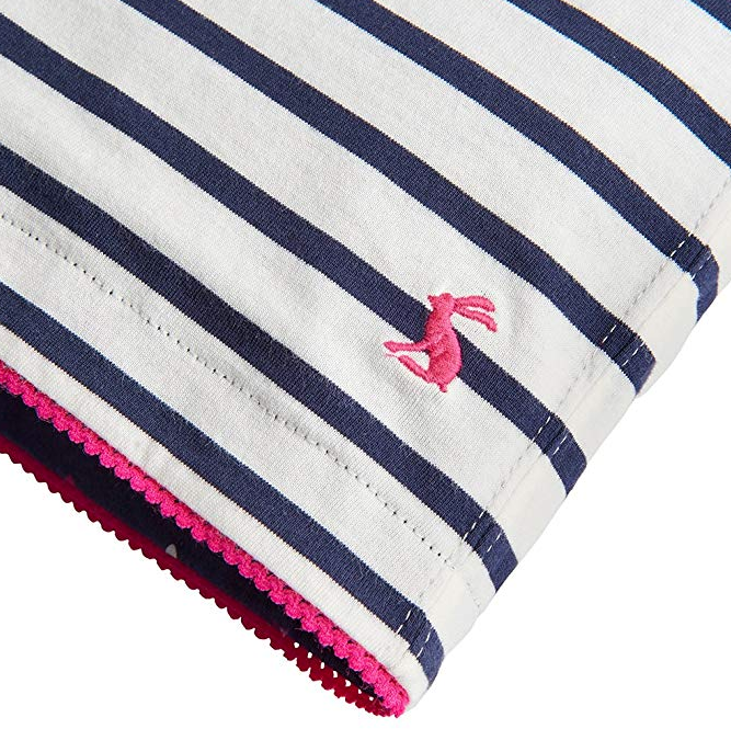 Joules Skirt Reversible Jersey Navy Stripe Tiny