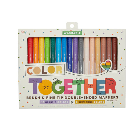 Ooly Color Together Double-Ended Markers set of 18