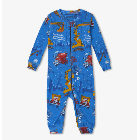 Hatley Zippered Coverall Footless Construction Site