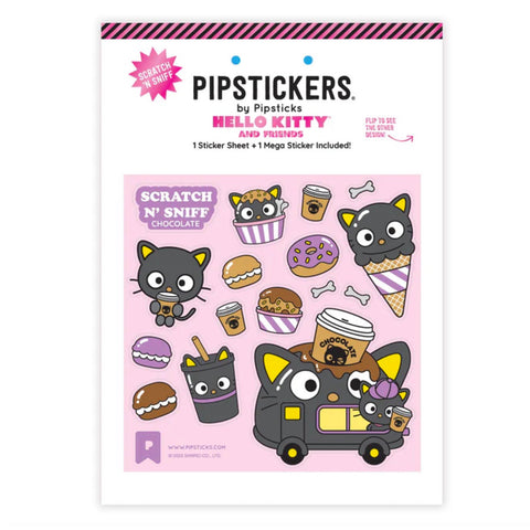 Pipsticks Chococat Choco Chariot Scratch n Sniff Stickers