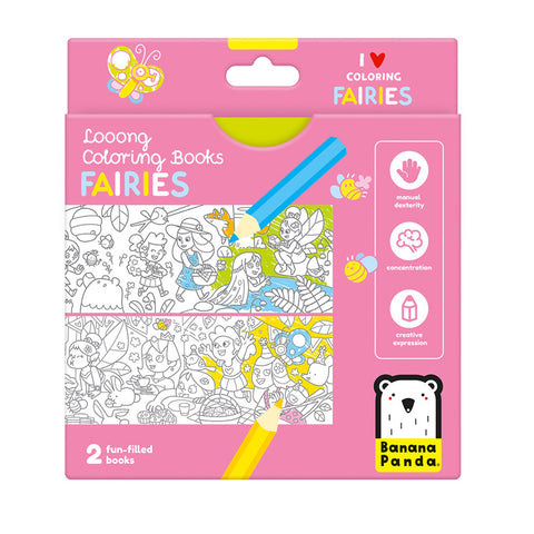 Banana Panda Looong Coloring Books Fairies