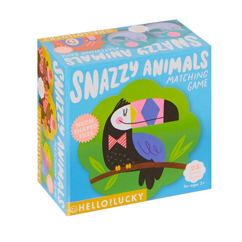 Hello Lucky Snazzy Animals Matching Game