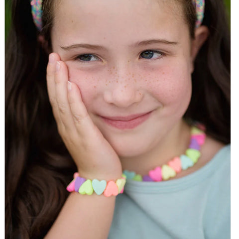 Great Pretenders Sweet Tart Heart Necklace + Braclet