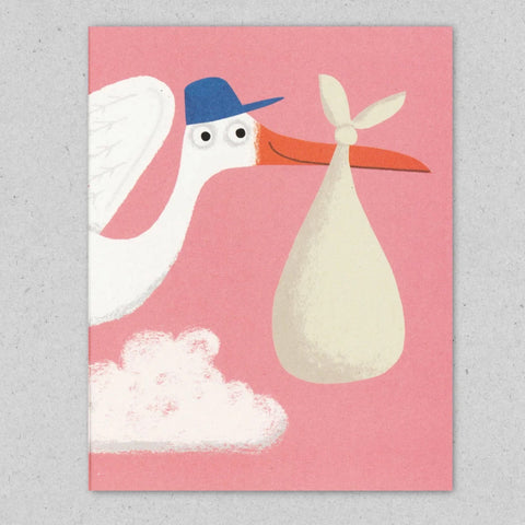 Lisa Jones Studio Card Stork