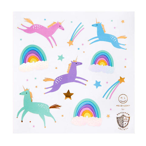 Daydream Society Stickers Unicorn and Rainbows