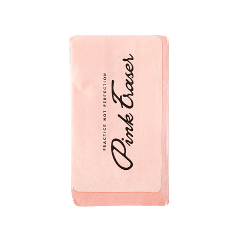 My Mind's Eye Pink Eraser Dinner Napkins