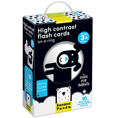 Banana Panda High Contrast Flash Cards 3+Months