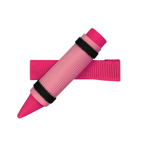 Milledeux Pink Crayon Hair Clip