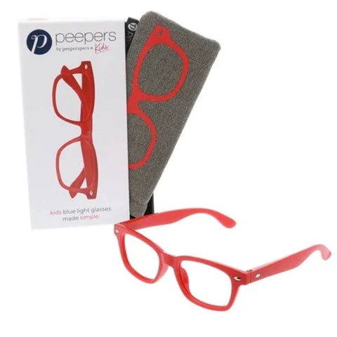 Peepers Kids Blue Light Glasses - Red