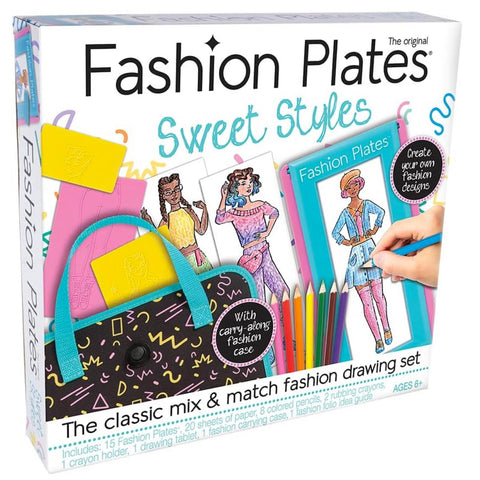 Fashion Plates Deluxe Design Set Sweet Styles