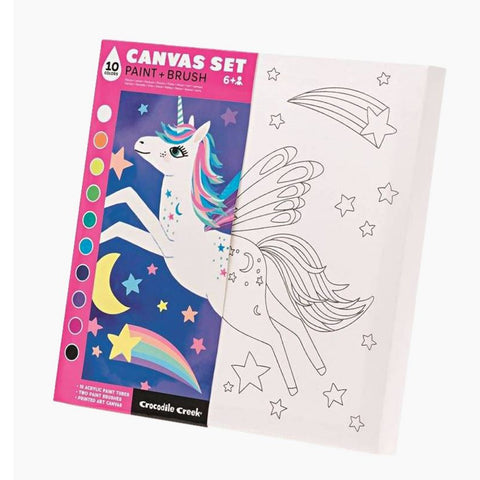 Crocodile Creek Canvas Set Unicorn