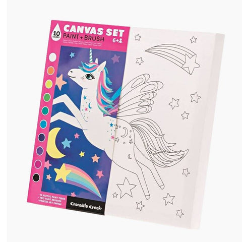 Crocodile Creek Canvas Set Unicorn