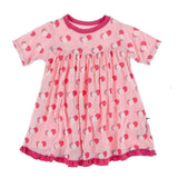 Kickee Pants Print Short Sleeve Swing Dress Lotus Birthday