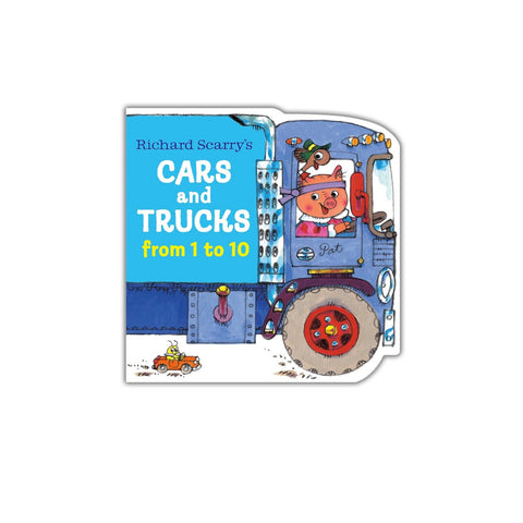 Cars and Trucks From 1 To 10 by Richard Scarry Board Book