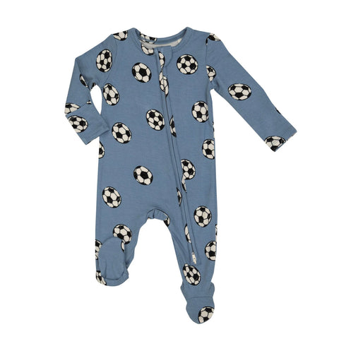 Angel Dear Soccer Zipper Footie