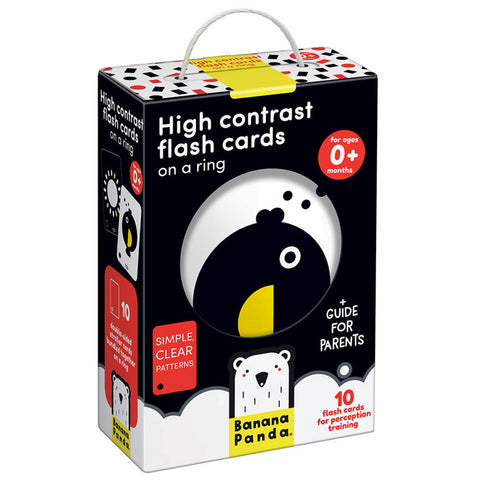 Banana Panda High Contrast Flash Cards 0+