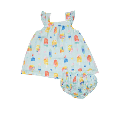 Angel Dear Popsicles Sundress with Diaper Cover