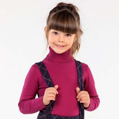 Mayoral Basic Knit Turtleneck Cranberry 313