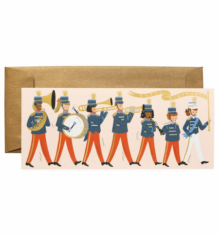 Rifle Paper Company Card - Happy Birthday Marching Band