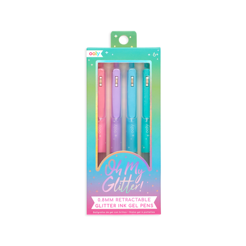 Ooly Oh My Glitter Retractable Glitter Ink Gel Pens