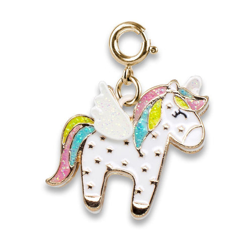 Charm It Gold Flying Unicorn Charm