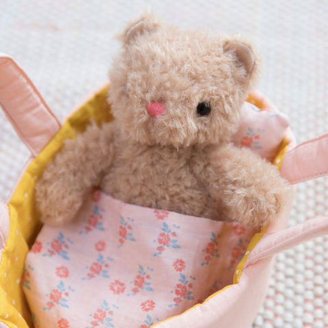 Manhattan Toy Moppettes Bea Bear with Bassinet Carrier