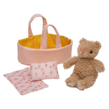 Manhattan Toy Moppettes Bea Bear with Bassinet Carrier