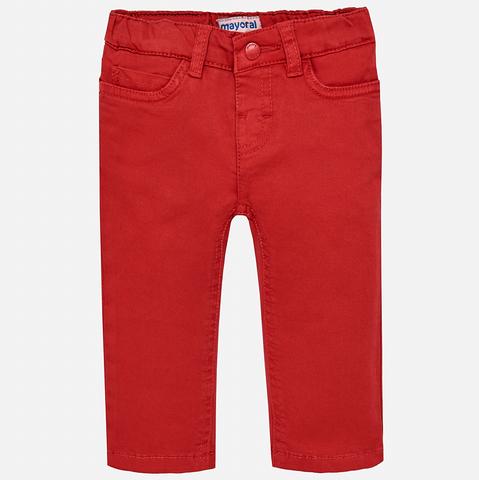 Mayoral Pants Red Twill