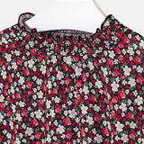 Mayoral Shirt Longsleeve Chiffon Red Floral Blouse