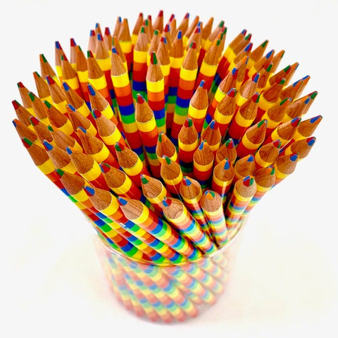 Individual Rainbow Multi Color Pencil