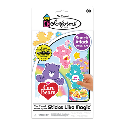 Colorforms Care Bears Good Vibes Travel Play Set