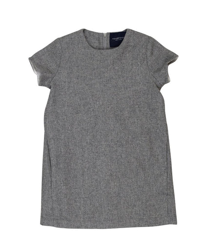 Toobydoo Dress Grey Wool Shift Dress