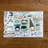 That’s Good Paper Ice Cream Coloring Sheet + Sticker Sheet