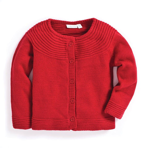 Jojo Maman Lambswool Sweater Red