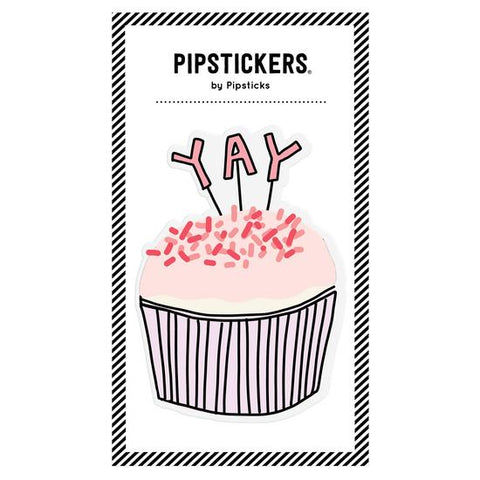 Pipsticks Big Puffy Cupcake Sticker