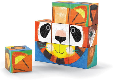 Crocodile Creek Make a Face Puzzle Blocks