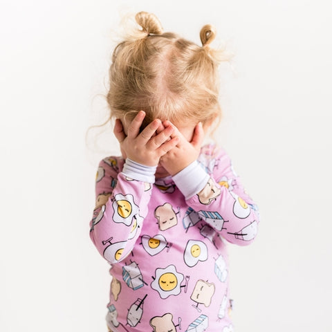 Little Sleepies 2 Piece Loungewear Set - Pink Breakfast Buddies