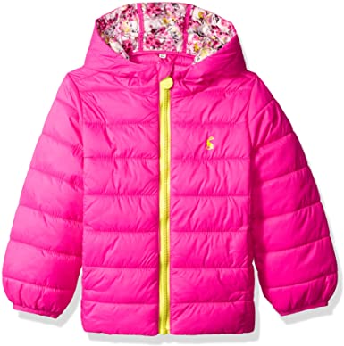 Joules Coat Puffy Pink Neon
