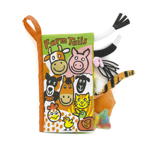 Jellycat Crinkle Book Farm Tails