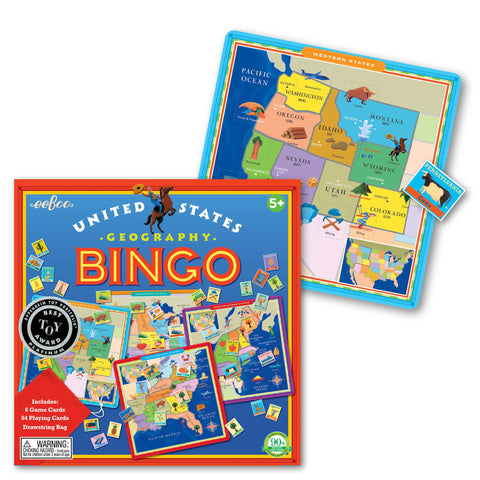 eeboo United States Geography Bingo