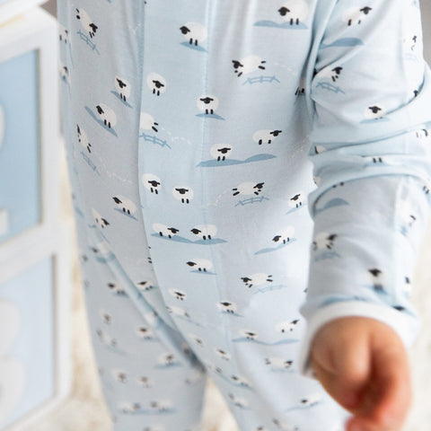 Magnetic Me Footie Baa Baa Baby Sheep in Blue