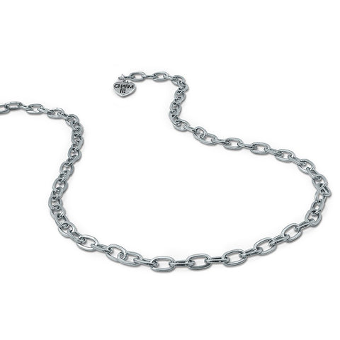 Charm It Silver Chain Necklace
