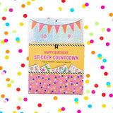 Pipsticks Happy Birthday Sticker Countdown