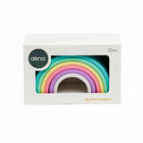 Dena Toys Rainbow Teether Set Small Pastel