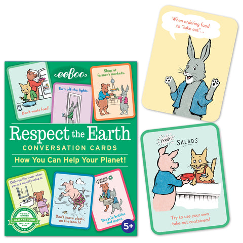 Eeboo Flash Cards Respect the Earth
