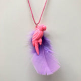 Bottleblond Jewels Parrot Feather Necklace