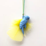 Bottleblond Jewels Parrot Feather Necklace